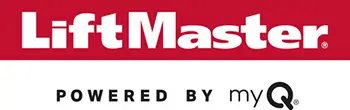 LiftMaster powered by myQ logo – Trusted partner of Garaga and #1 brand for garage door openers in Canada